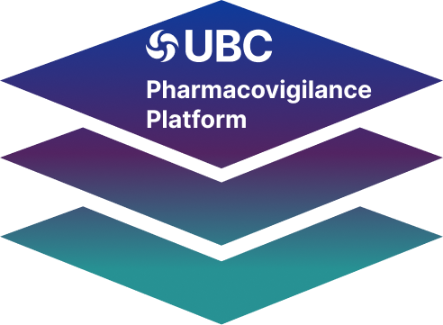 UBC Pharmacovigilance Platform showing a very simple technology stack